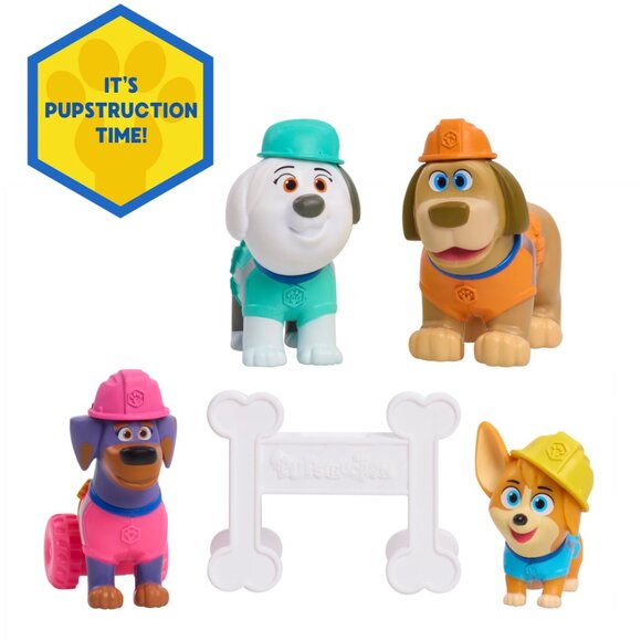 Disney Junior Pupstruction 5-Piece Figure Set, Kids Toys for Ages 3 up Xmas Gift - Picture 2 of 4